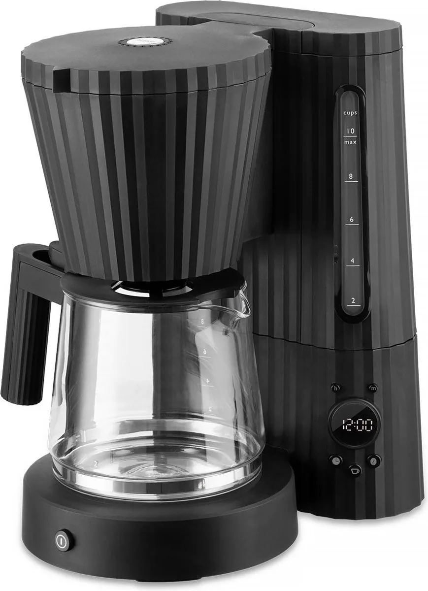 Plissé Koffiezetapparaat by Alessi in Black – product photo