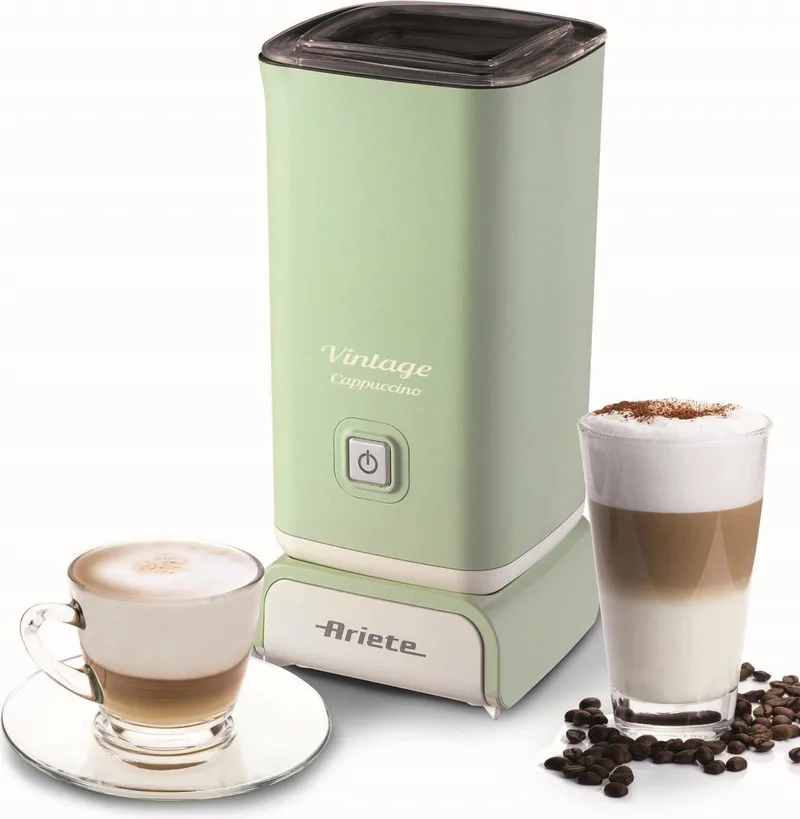 Ariete 2878/04 - Vintage melkopschuimer - 500 Watt - 140ml schuim - 250ml opwarmen van Ariete in Groen – productfoto