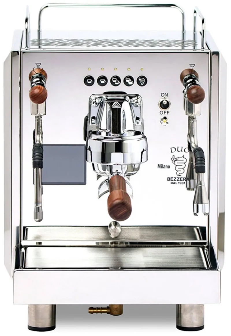 Duo Top DE- Espressomaschine van Bezzera in Roestvrij staal – productfoto
