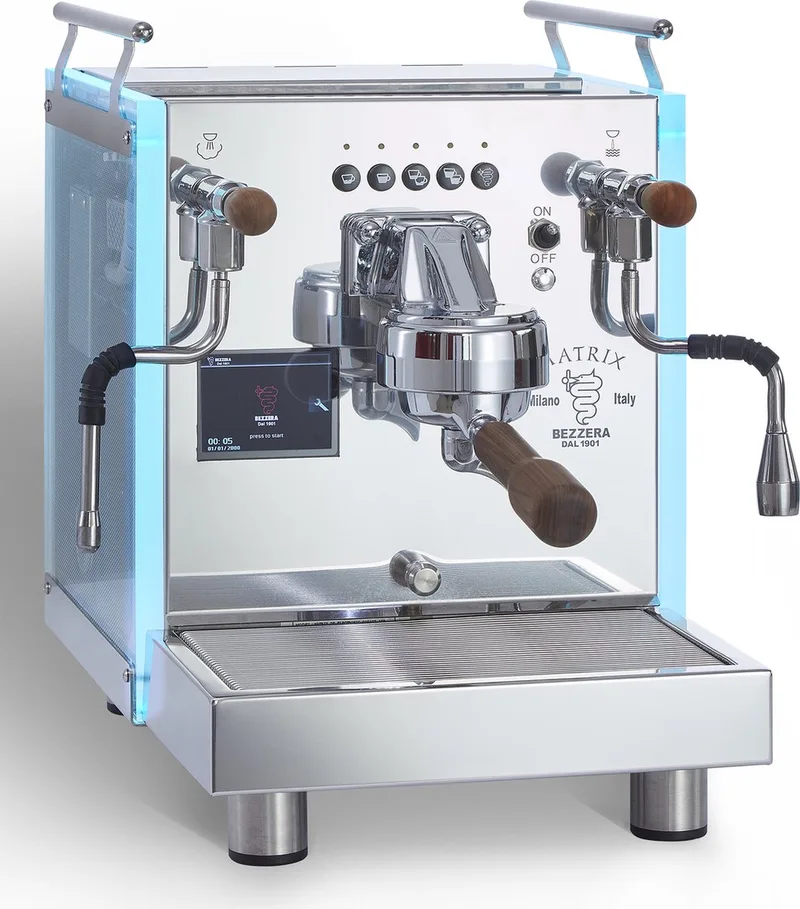 Matrix DE Espresso machine, semi-professionele van Bezzera in Roestvrij staal – productfoto