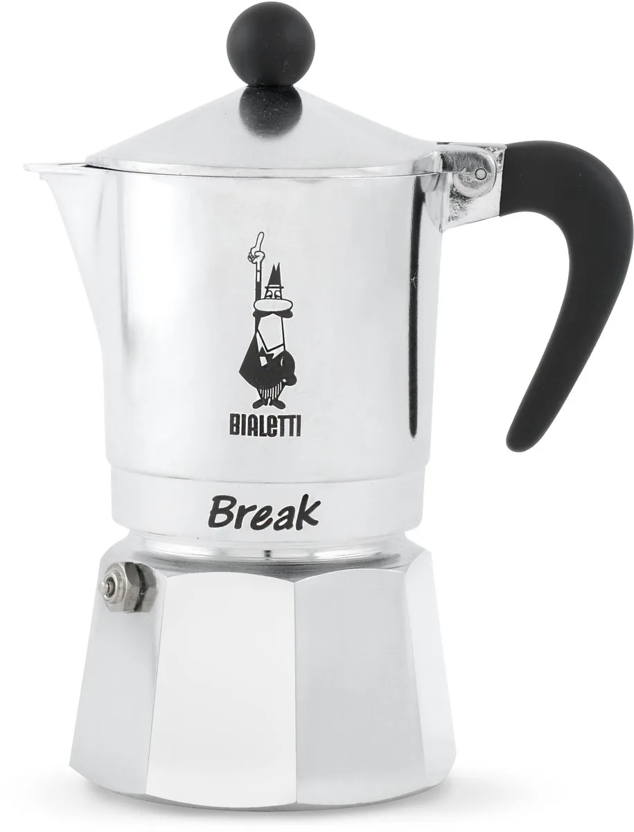 Break Moka Express van Bialetti in Zilver – productfoto