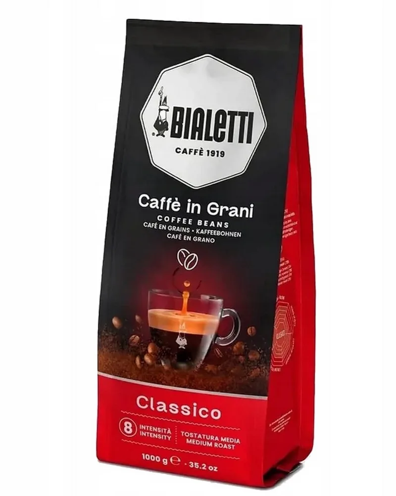 Classico - Koffiebonen - 1000 gram - Italiaanse koffie van Bialetti – productfoto