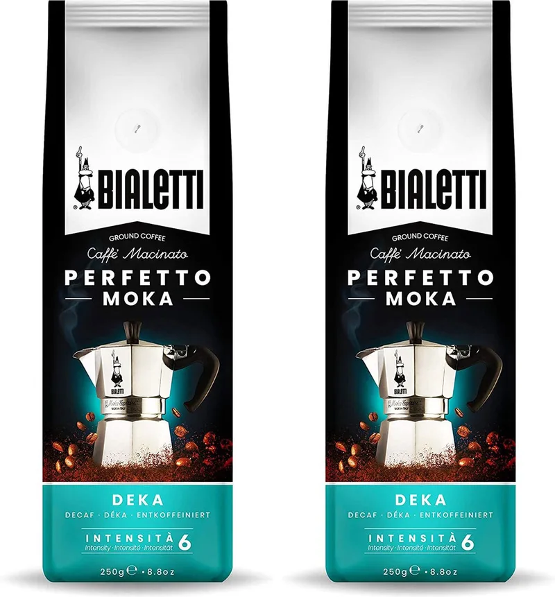 Deka gemalen Moka koffie - 2 x 250gr by Bialetti – product photo