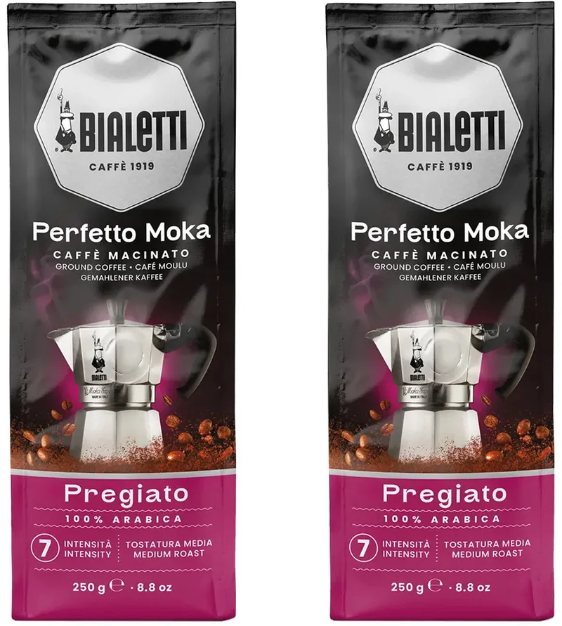 Milano gemalen koffie - 2 x 250 gram van Bialetti – productfoto
