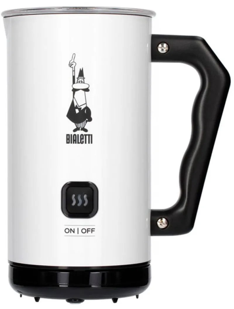 MKF02 Automatische melkopschuimer van Bialetti in Wit – productfoto
