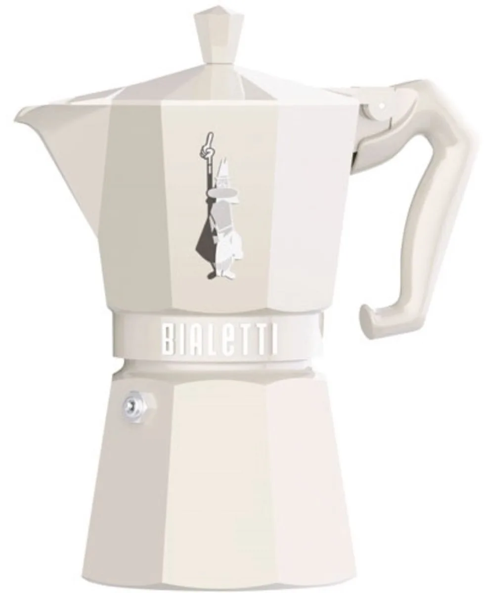 Moka Exclusive Moka Express Crème van Bialetti in Crème – productfoto