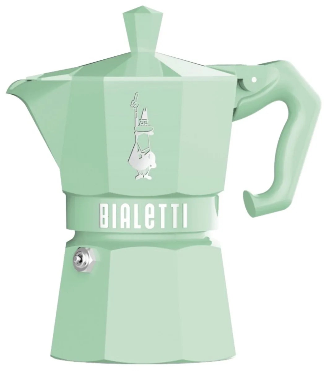 Moka Exclusive Moka Express van Bialetti in Groen – productfoto