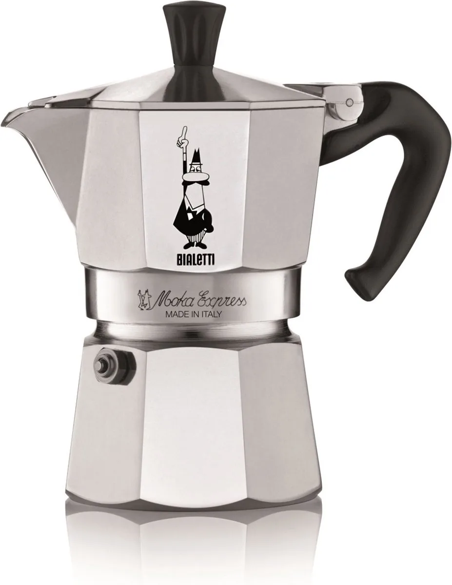 Moka Express - Percolator - 3 kops - Aluminium van Bialetti in Zilver – productfoto