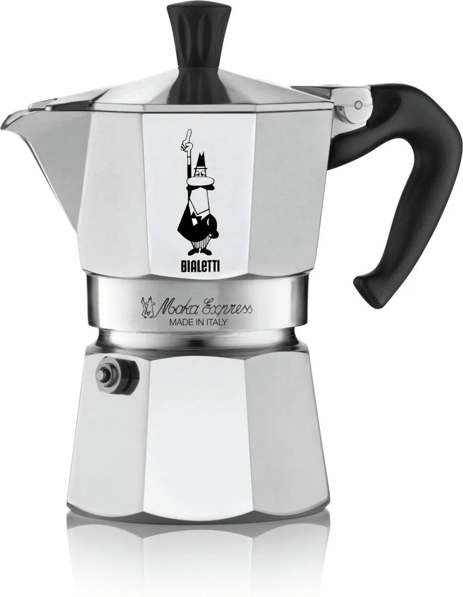 Moka Express - Percolator - 4 kops - Aluminium van Bialetti in Zilver – productfoto
