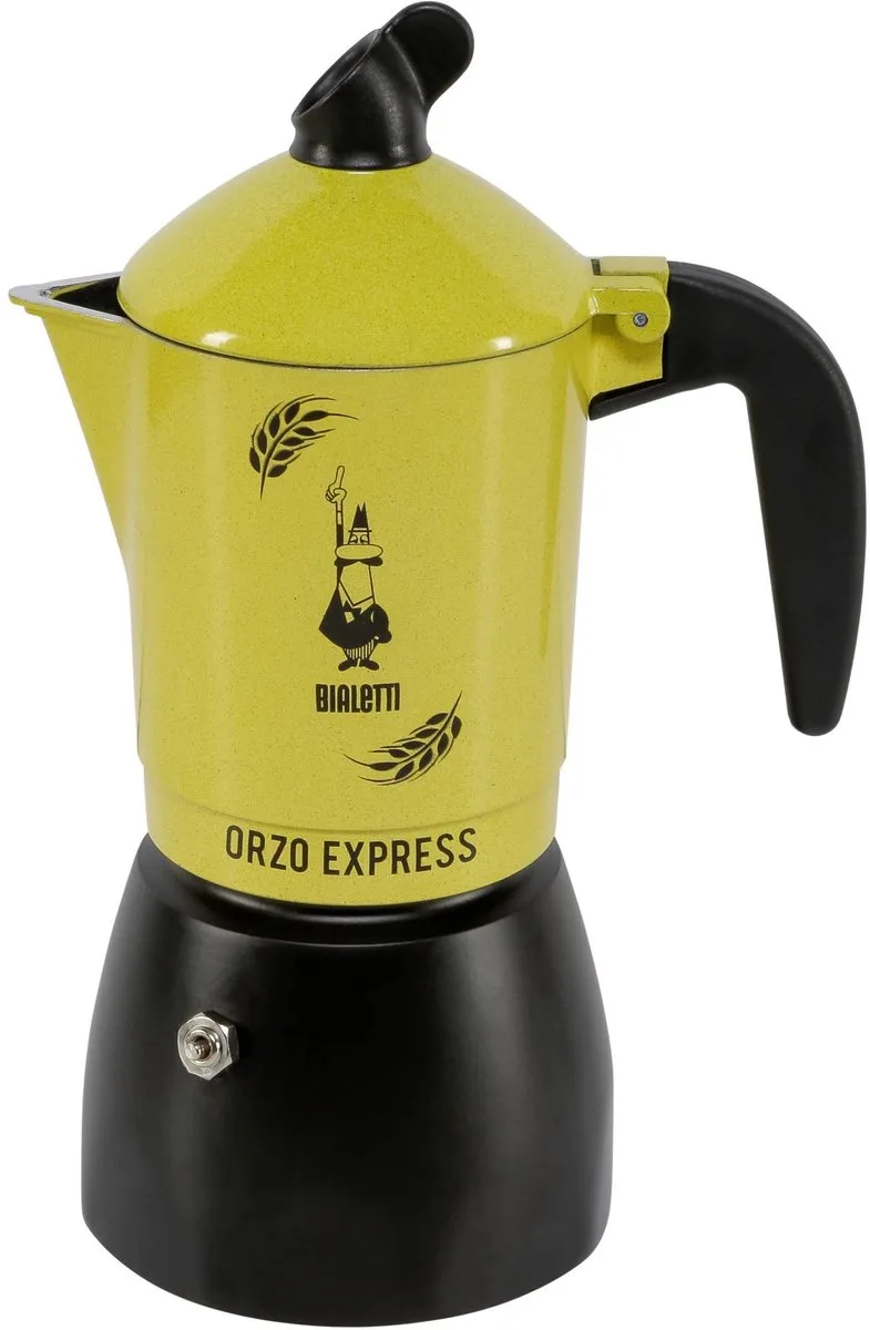 Orzo Express Moka Express Aluminium, Zwart van Bialetti in Aluminium, Zwart – productfoto