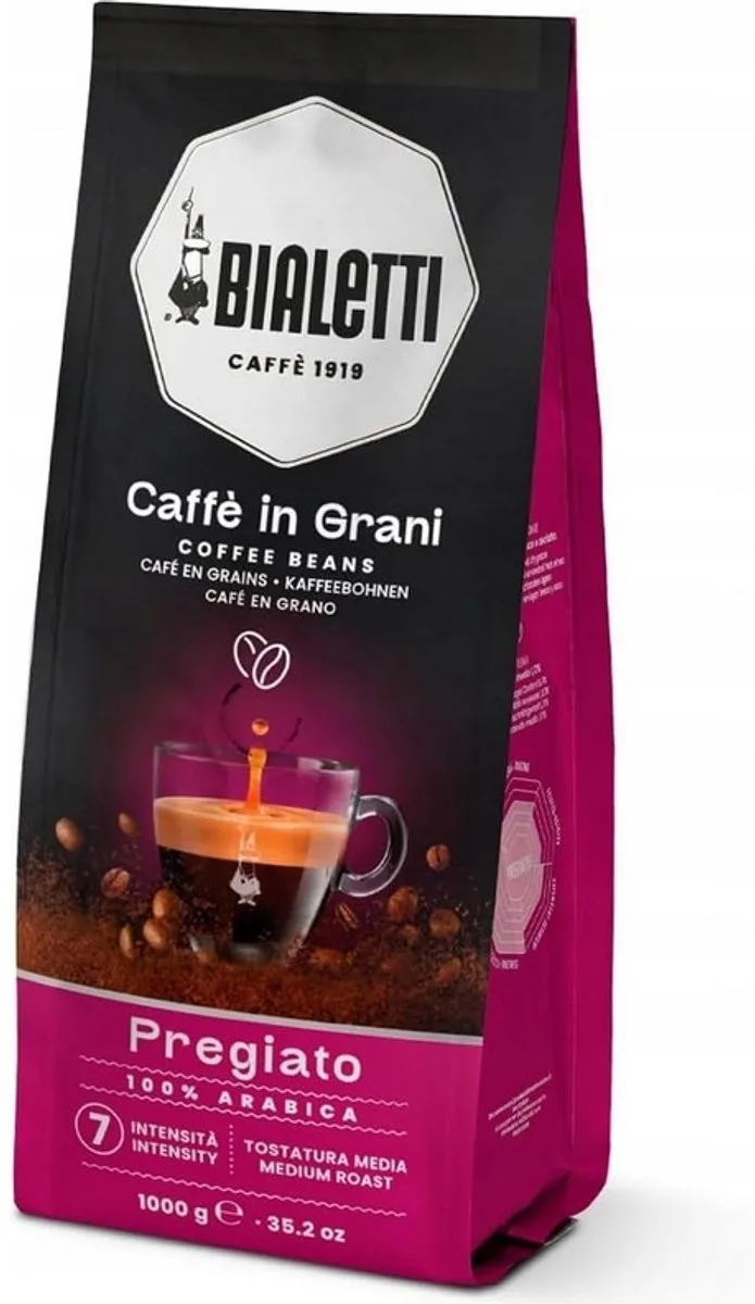Pregiato - Koffiebonen - 1000 gram - 100% Arabica - Italiaanse koffie van Bialetti – productfoto