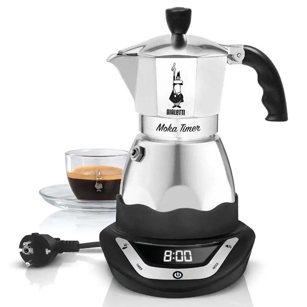 Timer 6092 365w Elektrisch Italiaans Koffiezetapparaat 3 Bekers van Bialetti – productfoto