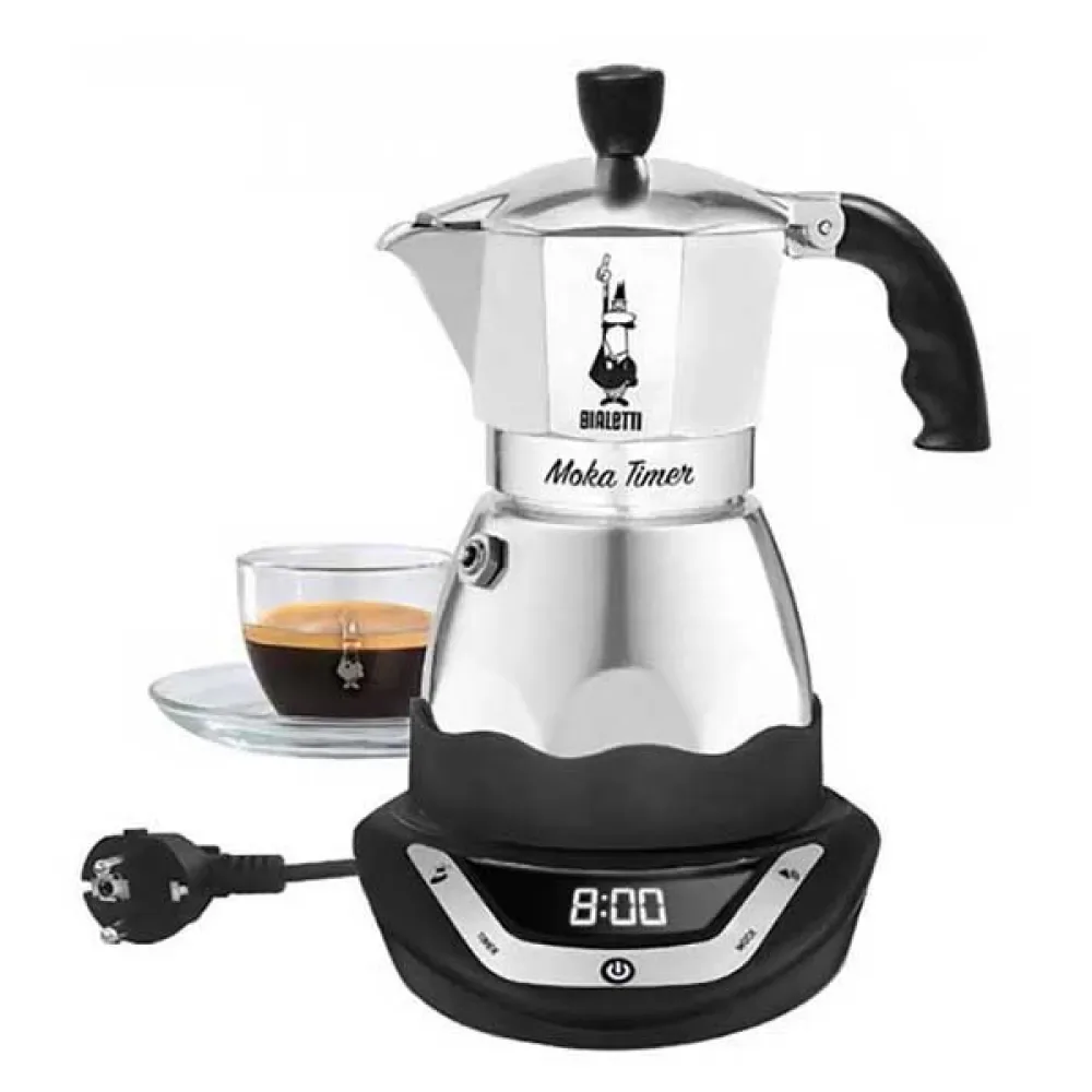 Timer 6093 Elektrisch Italiaans Koffiezetapparaat 6 Bekers van Bialetti – productfoto