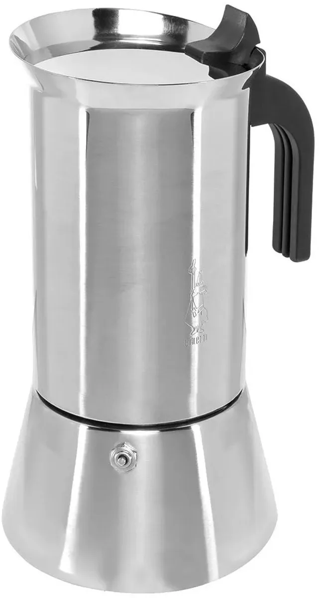Venus Percolator 10 Kops – Espresso Maker – RVS – Inductie Geschikt – 460 ml van Bialetti in Zilver – productfoto