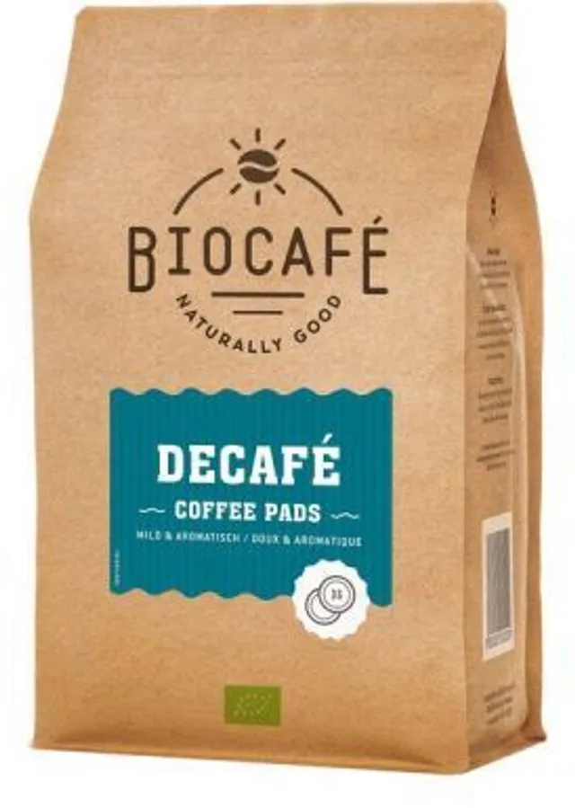 Coffee pads caffeinevrij bio (36st)