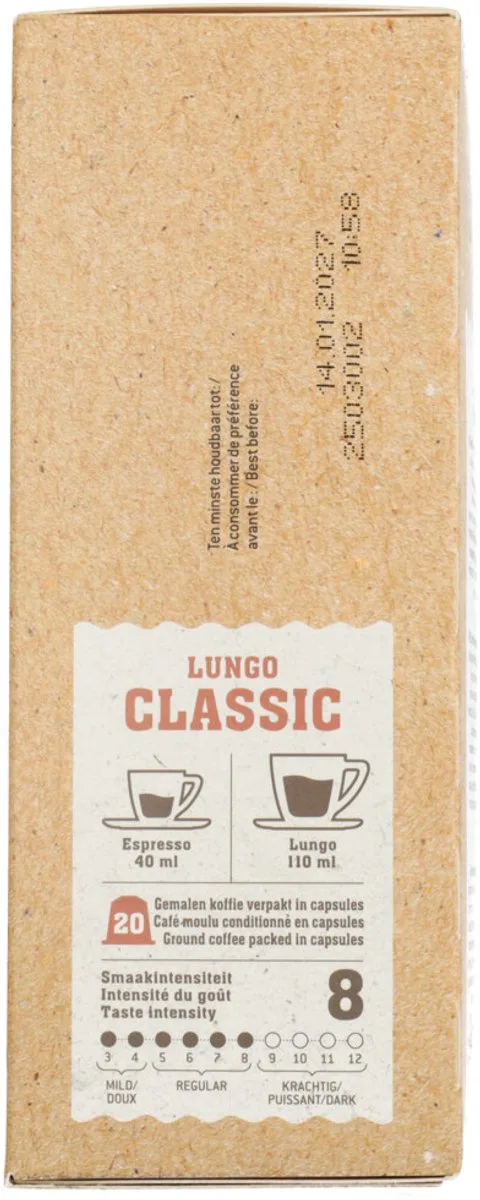 Koffiecups Lungo - 100 gr