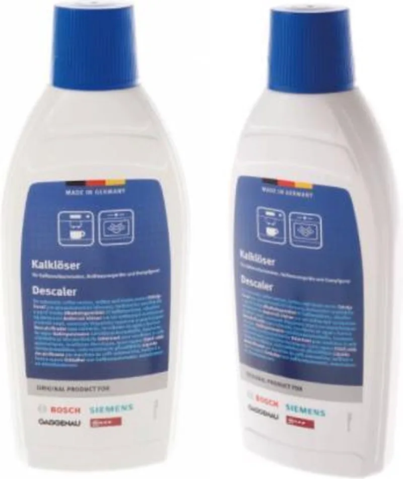 2st Bosch Siemens ontkalker anti-kalk 500ml anti kalk koffiezetapparaat ontkalkings middel - 2 stuks van Bosch – productfoto