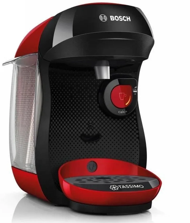 Capsule Koffiemachine BOSCH TAS103E Zwart rouge 1400 W 700 ml van Bosch in Zwart, Rood – productfoto 1 van 2