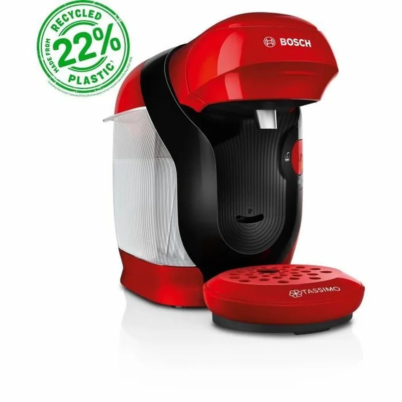 Capsule Koffiemachine BOSCH TAS113E Zwart rouge 1400 W 700 ml van Bosch in Rood – productfoto
