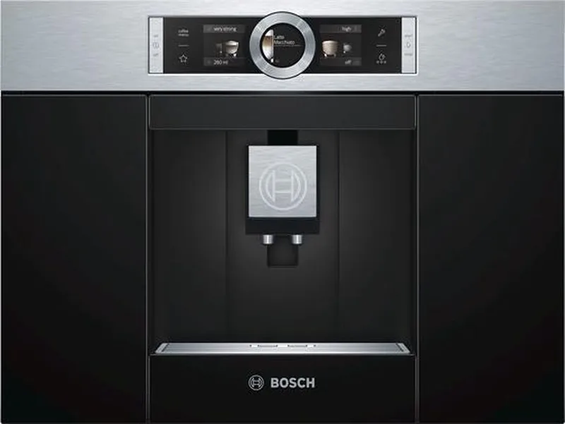 CTL636ES1 Serie | 8 - Inbouw Espressomachine - RVS/Zwart van Bosch in Roestvrijstaal – productfoto