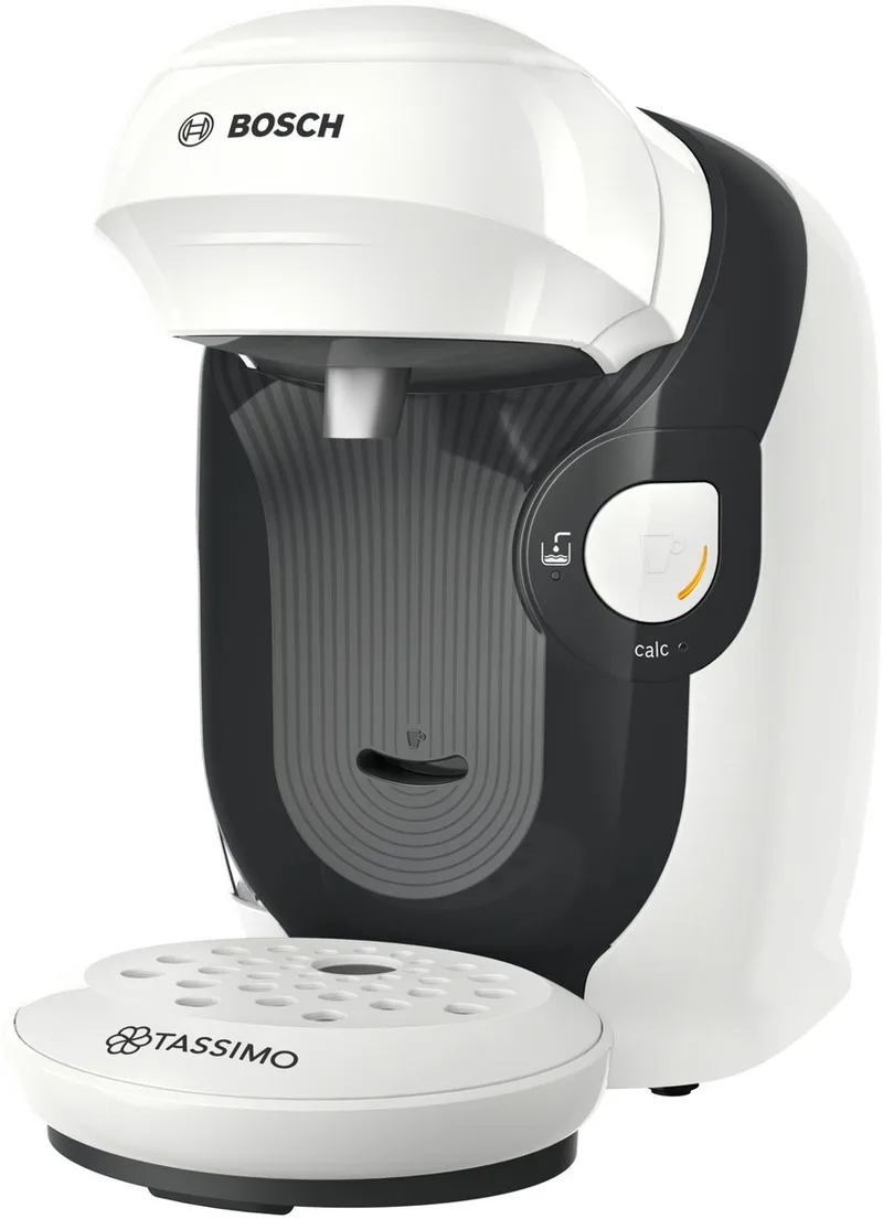 Multi -Boish - TAS1104 - Tassimo T11 -stijl koffiezetapparaat - 40 drankjes från Bosch i Vit – produktbild