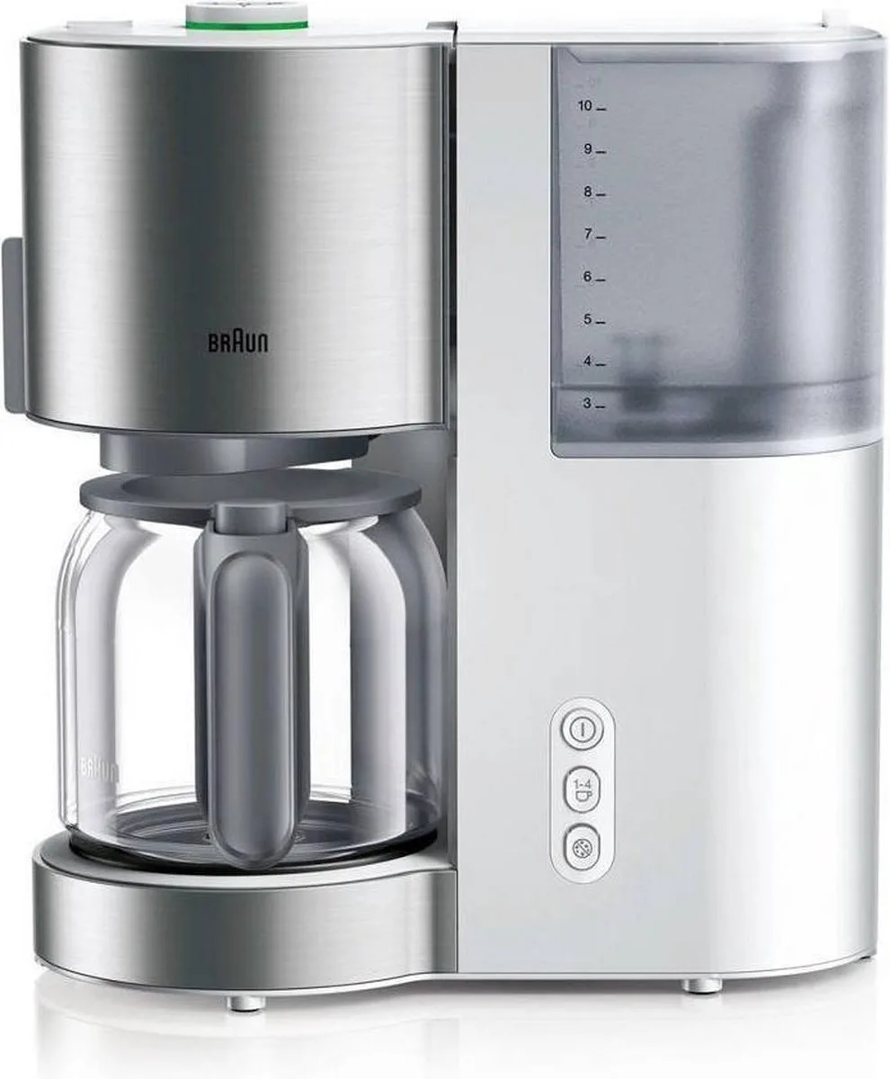 ID Collection KF 5120 WH - Filter-koffiezetapparaat de Braun en Blanc – photo produit