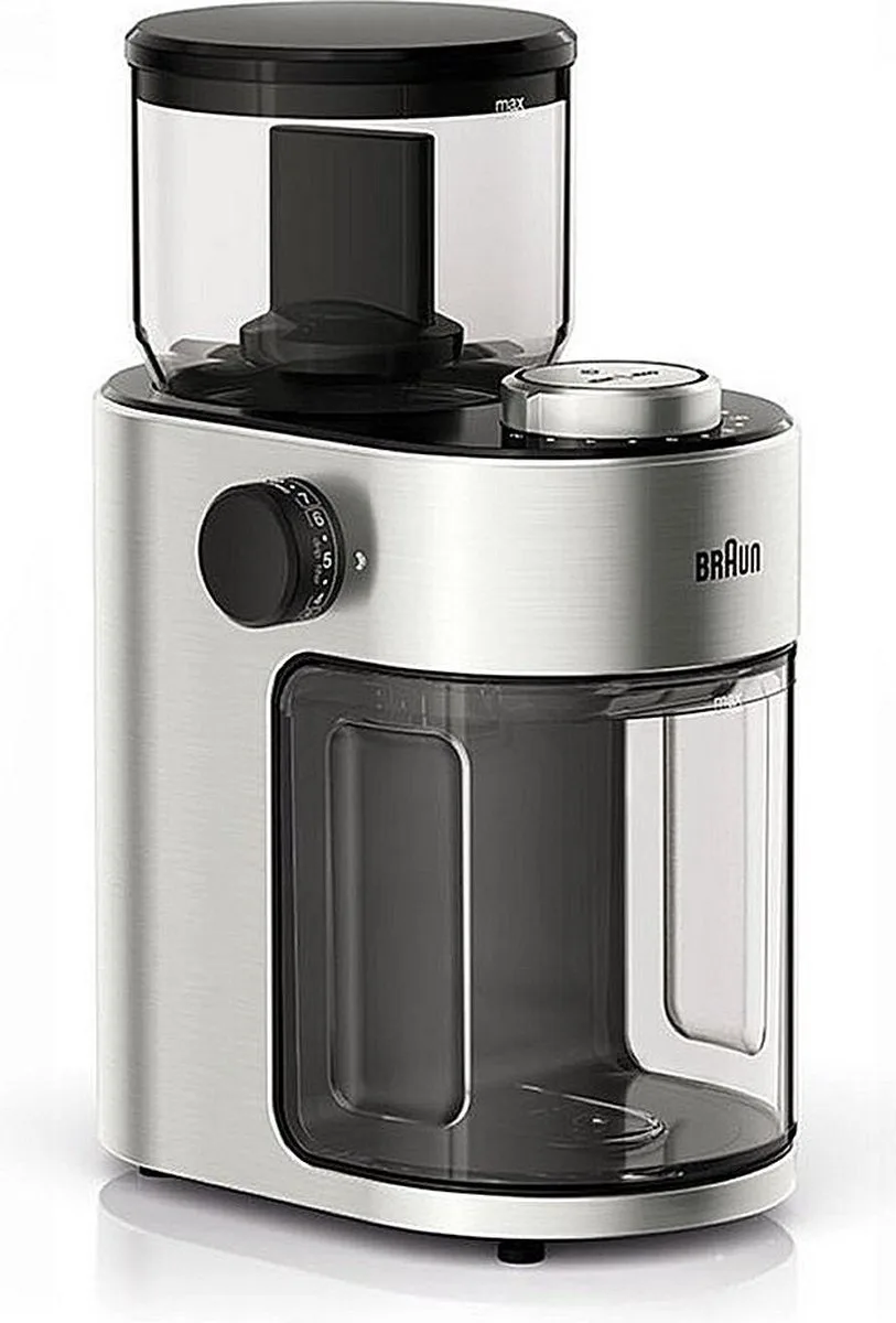 KG7070 Elektrische Koffiemolen - 110W - RVS/Zwart fra Braun i Sort – produktbillede