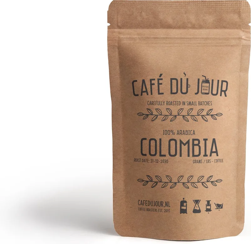 Café du Jour 100% arabica Colombia 1 kilo vers gebrande koffiebonen van Café du Jour – productfoto