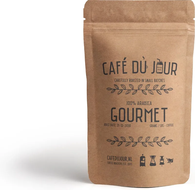 Café du Jour 100% arabica Gourmet 1 kilo vers gebrande koffiebonen från Café du Jour – produktbild