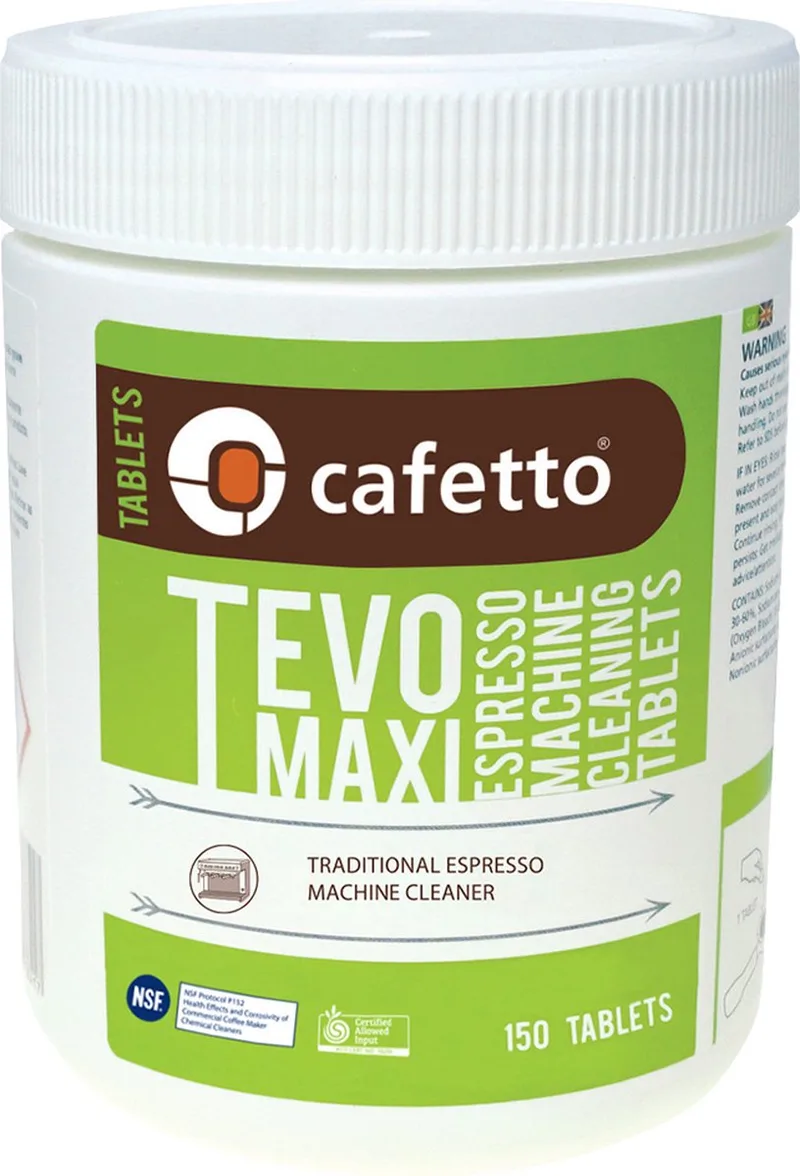 Tevo 150 Biologische Reinigingstabletten a 2,5 gram - 150 stuks van Cafetto – productfoto