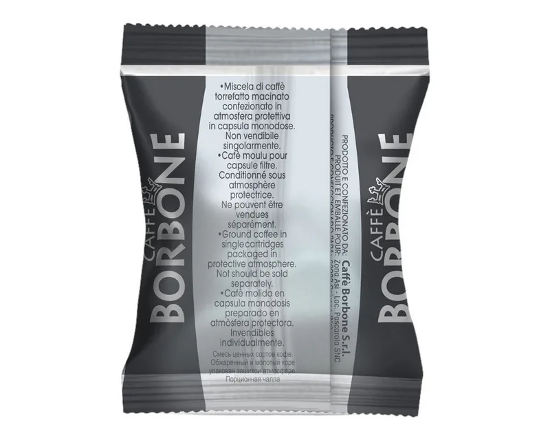 100 caps. Caffe Borbone NERA - Nespresso compatibel koffiecups - REspresso - Sterke en romige espressomelange de Caffè Borbone – photo produit 2 sur 5