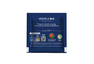 Blu espresso - ESE Koffiepads - 50 stuks - 100% biologisch afbreekbaar van Caffè Borbone – productfoto 2 van 5