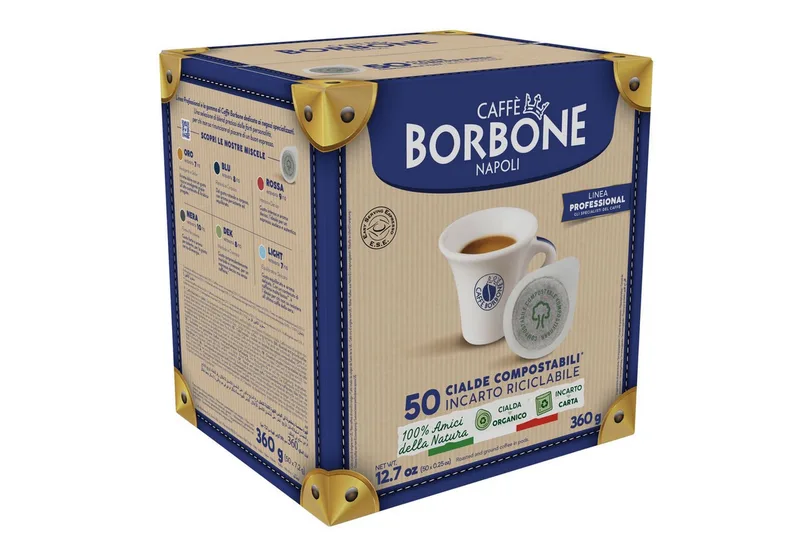 Blu espresso - ESE Koffiepads - 50 stuks - 100% biologisch afbreekbaar van Caffè Borbone – productfoto 4 van 5