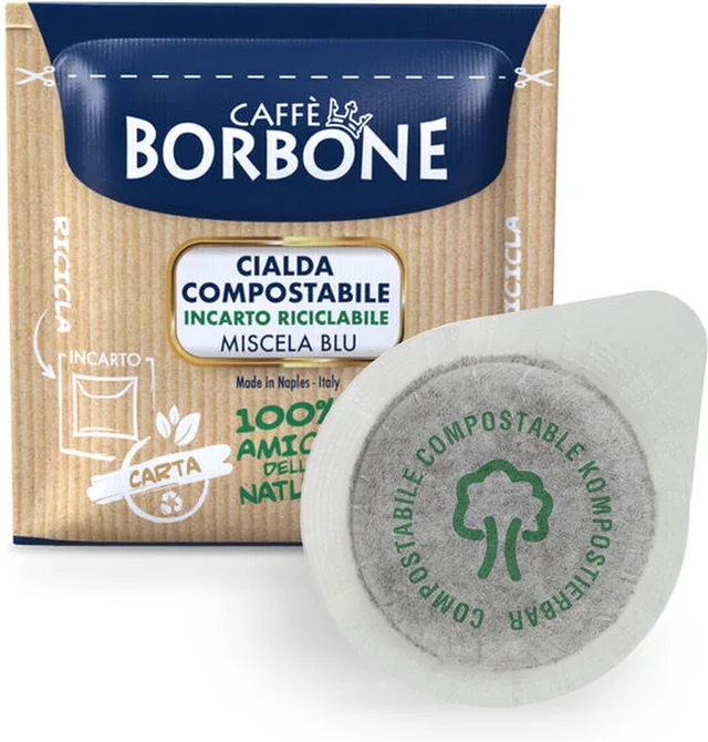 Blu espresso - ESE Koffiepads - 50 stuks - 100% biologisch afbreekbaar