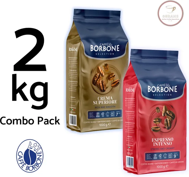 Combo Pack Intenso Espresso + Crema Superiore - Koffiebonen 2x 1 KG