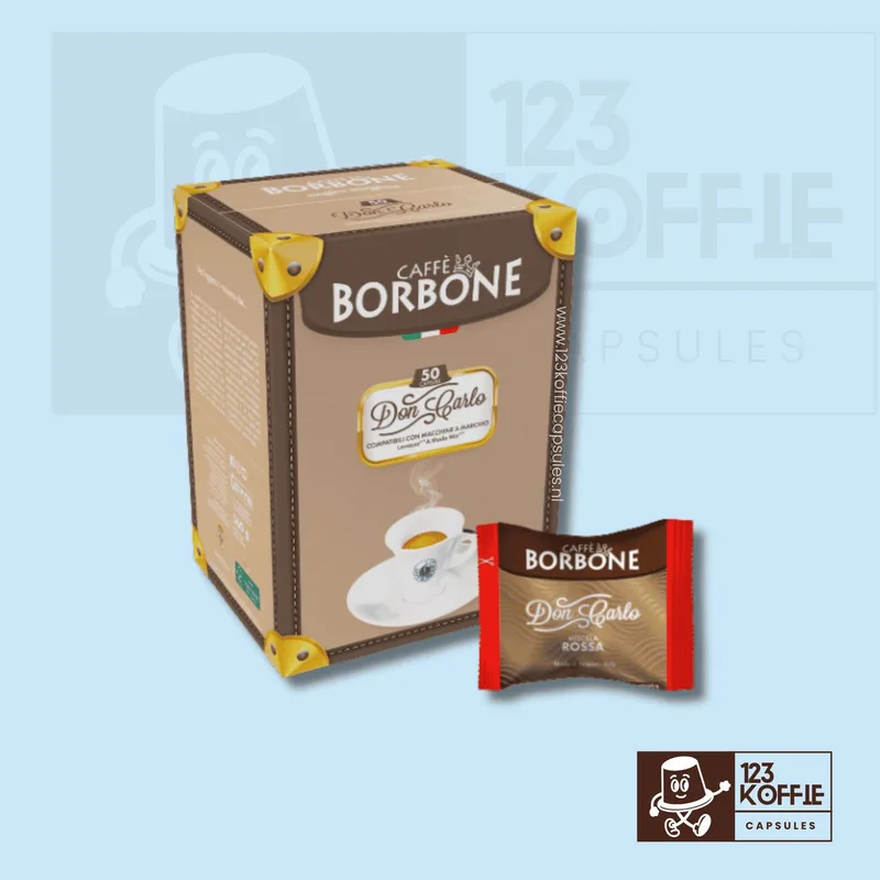Lavazza A Modo Mio - Don Carlo RED - 50 capsules van Caffè Borbone – productfoto