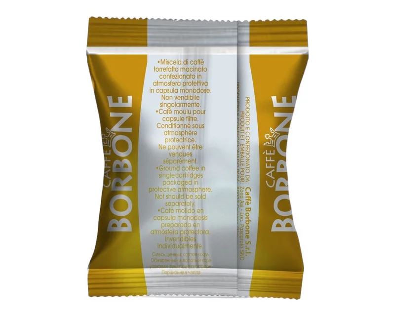 Respresso Gold 100 capsules - Nespresso compatibel - Italiaanse koffie van Caffè Borbone – productfoto 3 van 3