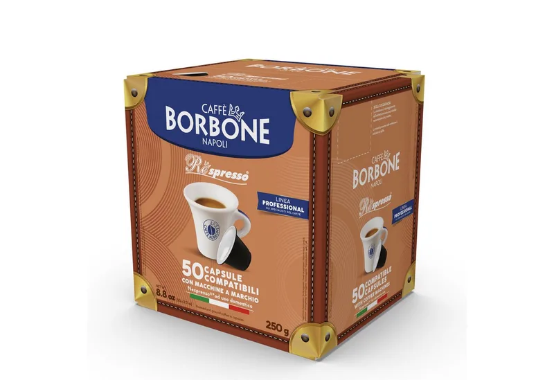 Rosso Respresso - 50 x Nespresso Compatibel Koffiecups - Italiaanse Espresso Koffie van Caffè Borbone – productfoto 3 van 4