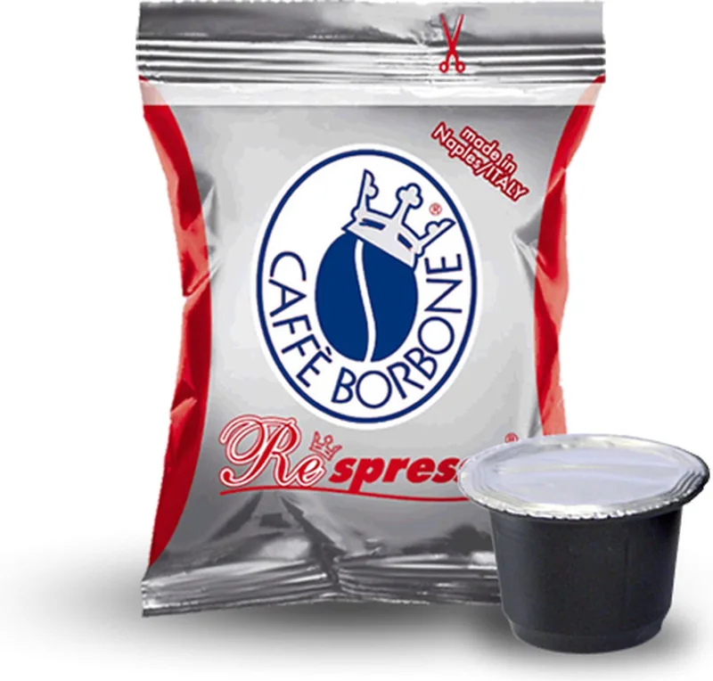 Rosso Respresso - 50 x Nespresso Compatibel Koffiecups - Italiaanse Espresso Koffie van Caffè Borbone – productfoto 1 van 4