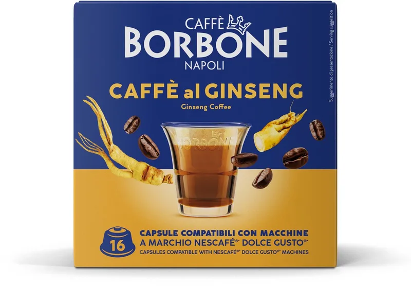 Selection - Dolce Gusto - Caffé al Ginseng - Koffie met Ginseng - 16 capsules från Caffè Borbone – produktbild