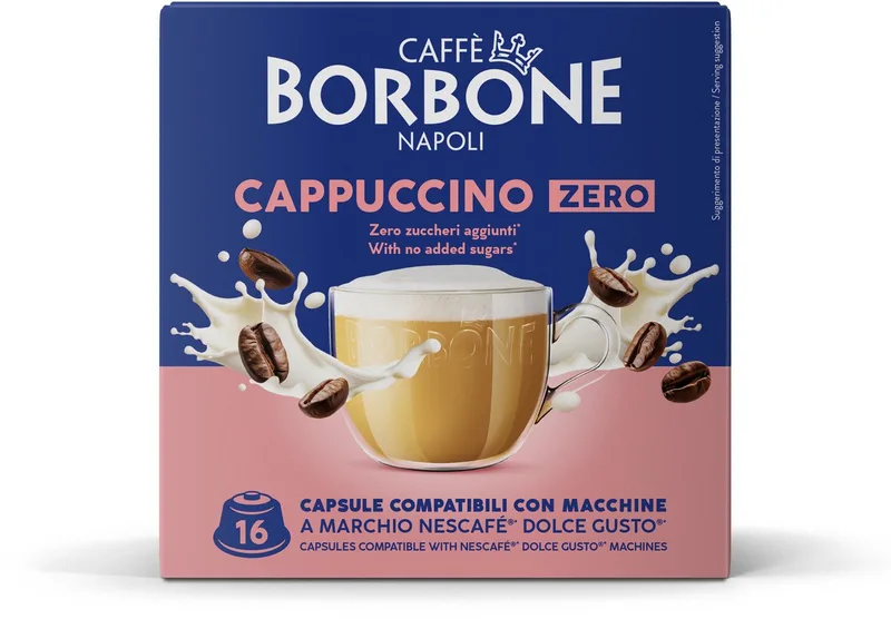 Selection - Dolce Gusto - Cappucino Zero - 16 capsules van Caffè Borbone – productfoto