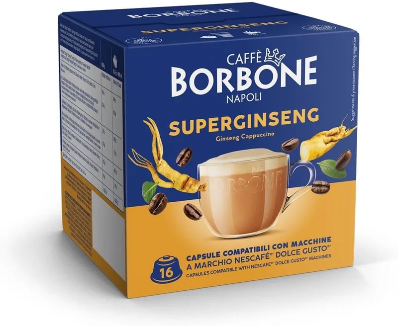 Selection - Dolce Gusto - Superginseng - 16 capsules van Caffè Borbone – productfoto