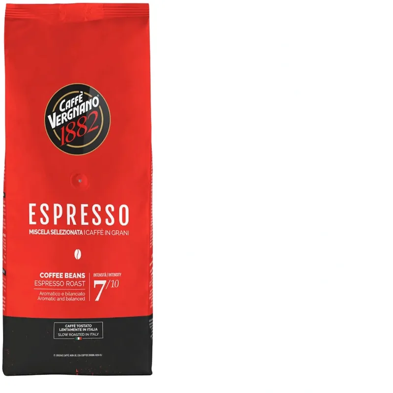 Espresso (250gr gemalen koffie) fra Caffè Vergnano – produktbillede