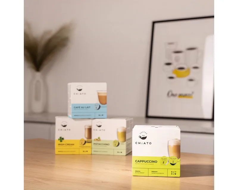 Koffiecapsules compatibel met NESCAFÉ® Dolce Gusto® CHiATO Cappuccino, 8+8 st. van CHiATO – productfoto 5 van 5