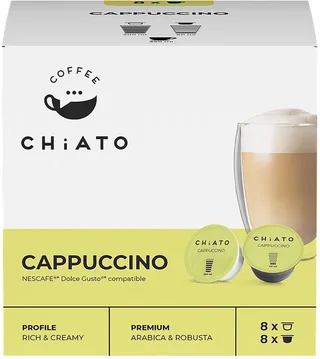 Koffiecapsules compatibel met NESCAFÉ® Dolce Gusto® CHiATO Cappuccino, 8+8 st. van CHiATO – productfoto 1 van 5