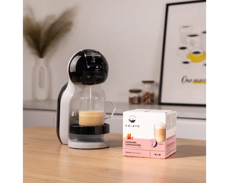 Koffiecapsules compatibel met NESCAFÉ® Dolce Gusto® CHiATO Caramel Cappuccino, 16 st. från CHiATO – produktbild 3 av 5