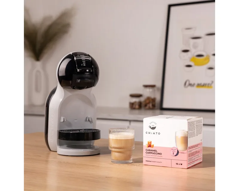 Koffiecapsules compatibel met NESCAFÉ® Dolce Gusto® CHiATO Caramel Cappuccino, 16 st. från CHiATO – produktbild 4 av 5