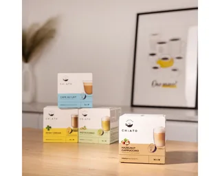 Koffiecapsules compatibel met NESCAFÉ® Dolce Gusto® CHiATO Hazelnut Cappuccino, 16 st. van CHiATO – productfoto 5 van 5