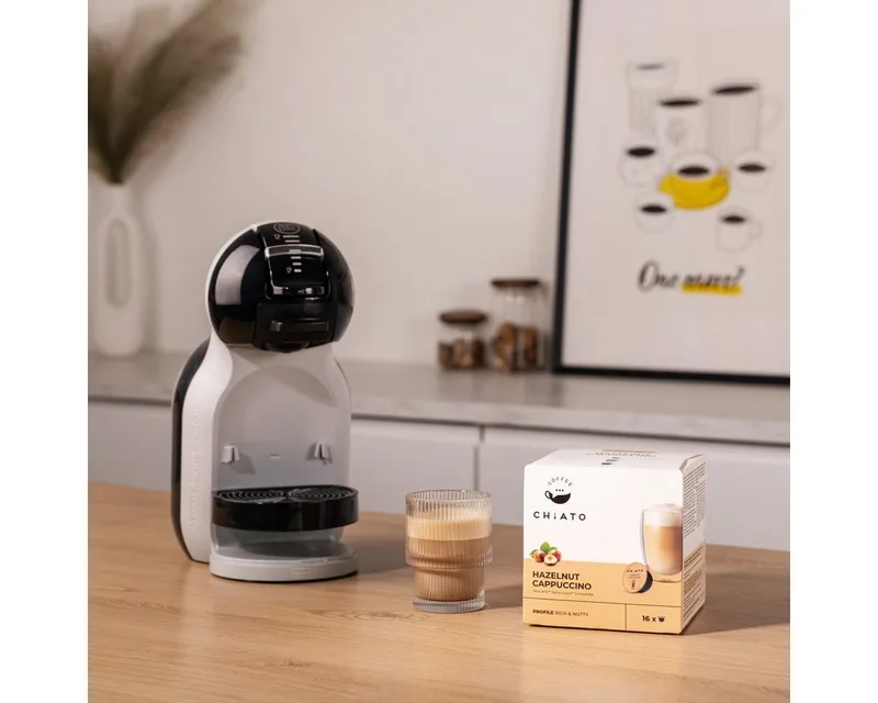 Koffiecapsules compatibel met NESCAFÉ® Dolce Gusto® CHiATO Hazelnut Cappuccino, 16 st. van CHiATO – productfoto 4 van 5