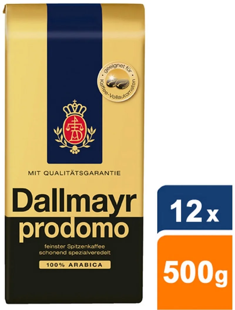 Prodomo - Koffiebonen - 12 x 500 gram by Dallmayr – product photo